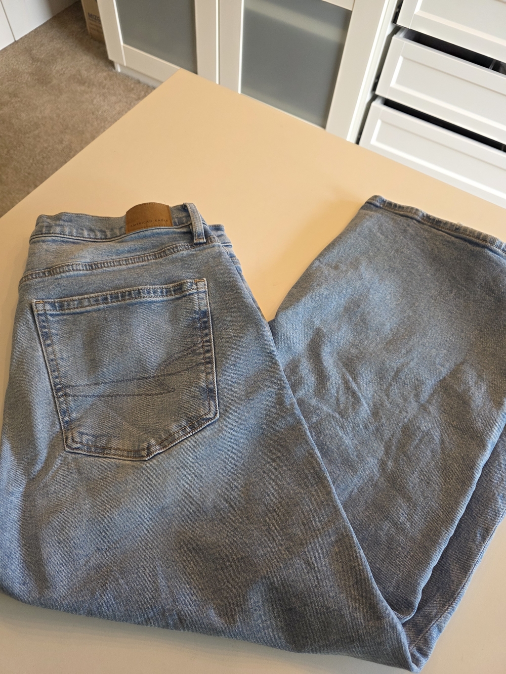 American Eagle Stovepipe Strigid Denim Jeans - Size 12 X-short